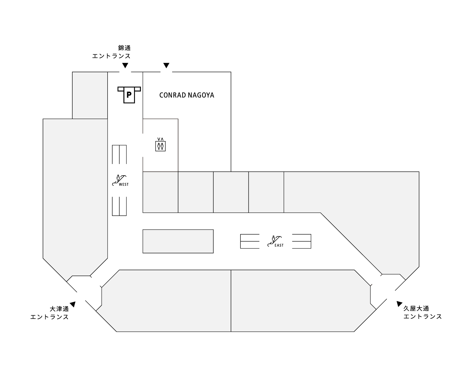 1階　錦通エントランス