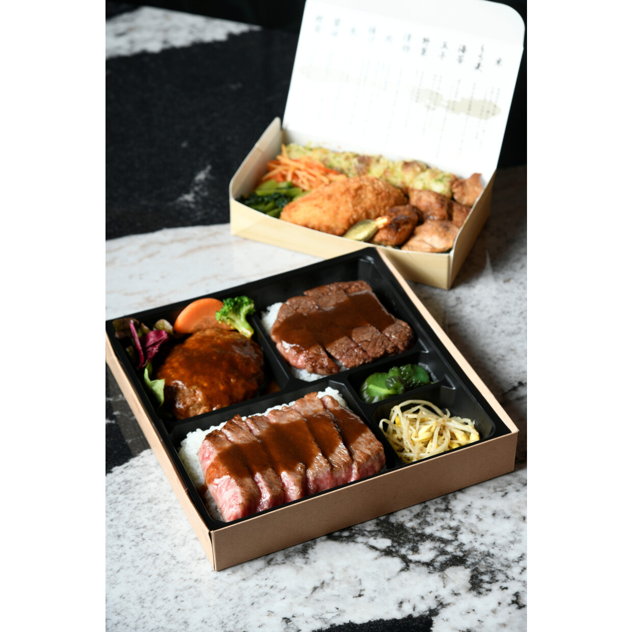 焼肉ステーキ弁当セジョン × 海苔弁いちのや